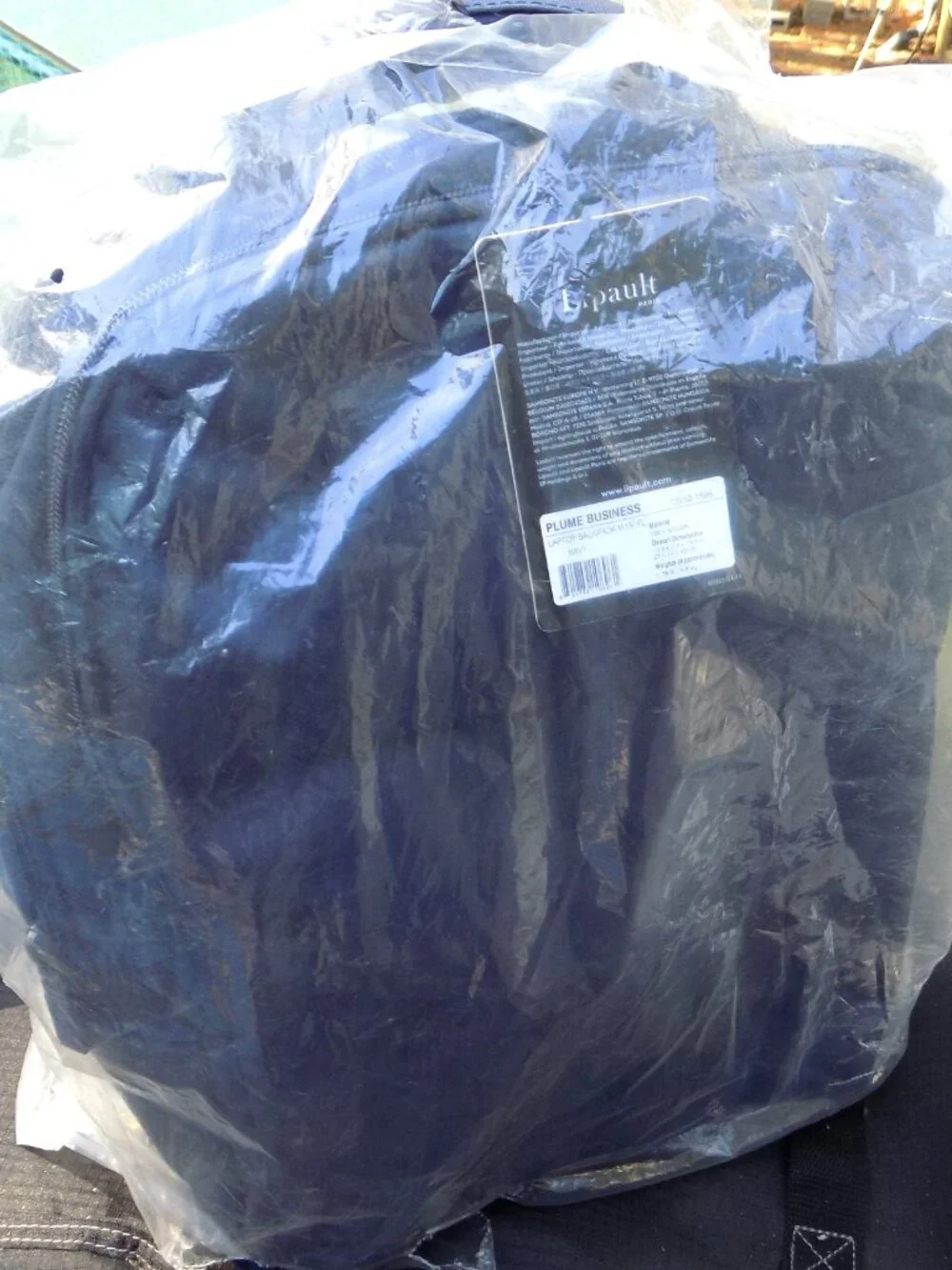 Lipault Paris Plume Business Laptop Backpack Navy NWT
